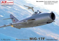 Az Model 78077 MiG-17F 'Warsaw Pact' (3x camo) 1/72