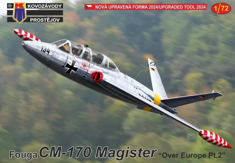 Kovozavody Prostejov 72444 Fouga CM-170 Magister 'Over Europe' Pt.II 1/72