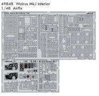 Eduard 49848 Walrus Mk.I interior 1/48 1/48