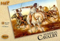 HAT 8024 Numidian Cavalry 12 mounted Numidian cavalrymen 1/72