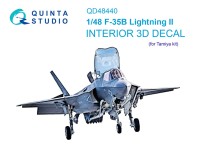 Quinta studio QD48440 F-35B (Tamiya) 3D Декаль интерьера кабины 1/48
