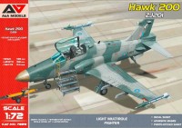A&A Models 72029 Hawk 200 light fighter (#ZG201, 4x camo) 1/72