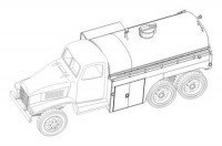 CMK 2035 GMC 353 Arfield Fuel tank conv. set for ACA 1/72