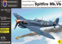 Kovozavody Prostejov H7223 Spitfire Mk.Vb 'Over Malta' (3x camo) HI-TECH 1/72