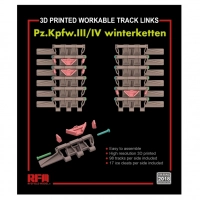 RFM 2018 Workable track links for Pz.III/IV winterketten (3D printed )
