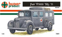 Hunor Product 72031 43M Ford V3000 Kfz. 31. Ambulance 1/72