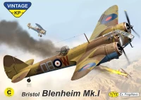 Kovozavody Prostejov V7204 Bristol Blenheim Mk.I (3x camo) VINTAGE 1/72