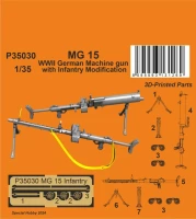 CMK P35030 MG 15 German WWII MG w/ Infantry Modification 1/35