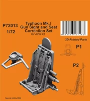 CMK P72013 Typhoon Mk.I Gun Sight & Seat Correction Set 1/72