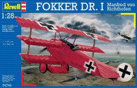 Revell 04744 Самолет Fokker Dr.I Richthofen 1/28