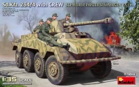 Miniart 53014 Sd.Kfz. 234/4 w/CREW Schwerer Panzersp?hwagen 1/35