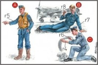 CMK F72041 RAF Mechanics (2 fig. ) And Pilot WW II 1/72