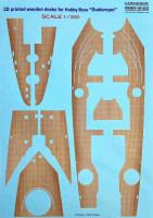Print Scale 3D350001 Dunkerque - 3D printed wooden decks (HOBBYB) 1/350