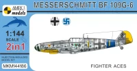Mark I Models MKM-144186 Bf 109G-6 'Fighter Aces' (2-in-1) 1/144