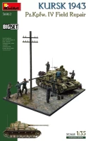 Miniart 36062 KURSK 1943. Pz.Kpfw. IV Field Repair, BIG SET 1/35
