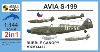 Mark I Models MKM-14477 Avia S-199 Bubble Canopy (2-in-1) 1/144