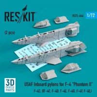Reskit 72446 USAF Inboard pylons for F-4 'Phantom II' (2x) 1/72