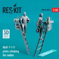 Reskit F48010 RAAF F-111 pilots climbing the ladder (2 pcs) 1/48