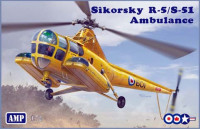 AMP 72012 Спасательный вертолет Sikorsky R-5/S-51 1/72