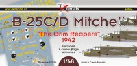 Dk Decals 48066 B-25C/D Mitchell 'The Grim Reapers' (6x camo) 1/48