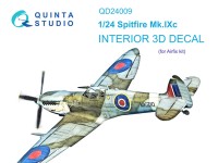 Quinta Studio QD24009 Spitfire Mk.IXc (Airfix) 3D Декаль интерьера кабины 1/24