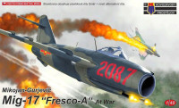 Kovozavody Prostejov 48026 MiG-17 'Fresco-A' At War (3x camo, ex-SMER) 1/48