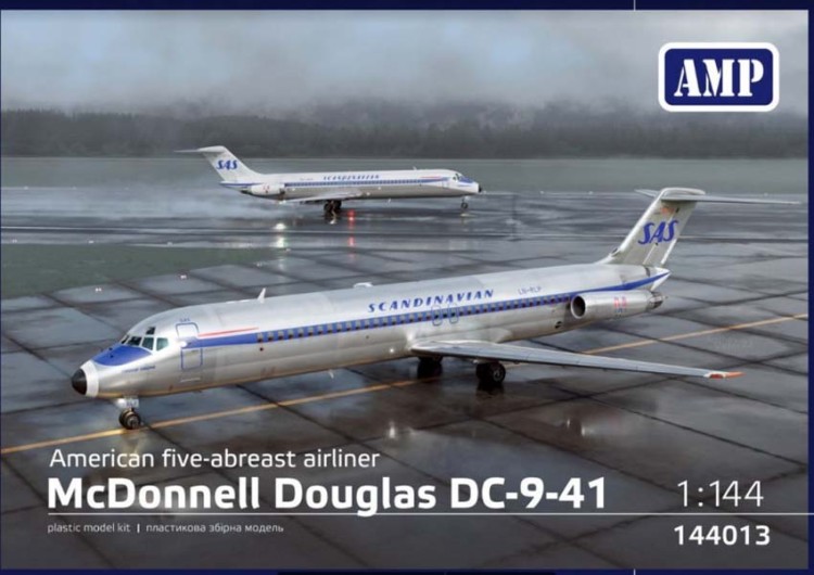 AMP 144013 McDonnell-Douglas DC-9-41 (Scandinavian Airlines) 1/144