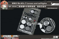 Voyager Model BR35058 WWII Sd.Kfz.7 Lenses and taillights (For DRAGON) 1/35