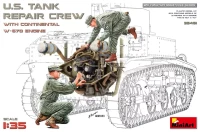 Miniart 35461 US Tank Repair Crew w/ Continental W-670 Eng. 1/35