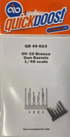 Quickboost 49023 OV-10 Bronco gun barrels (ICM) 1/48