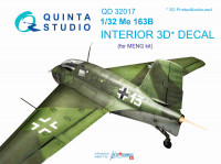 Quinta studio QD32017 Me 163B (для модели Meng) 1/32