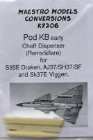Maestro Models MMMK7206 Chaff pod KB 1/72