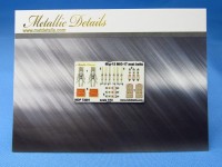 Metallic Details MDP72001 Mikoyan MiG-15/MiG-17 Seat belts 3d-printed 1/72