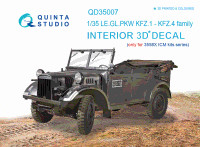 Quinta studio QD35007 KFZ 1-4 (для модели ICM) 1/35