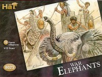 HAT 8023 War Elephants 6 Elephants and 18 figures. 1/72