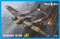 MikroMir 48-016+ Fokker G-1a + 3D details. Please see 2nd and 3rd pictures to see the 3D-printed parts WAS A75.60. TEMPORARILY SAVE 1/3RD!!! 1/48