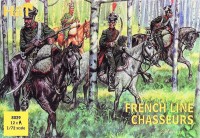 HAT 8029 French Chasseurs. 12 mounted figures. 1/72