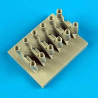 QuickBoost QB32 100 Spitfire M.IX exhaust oval type (распродажа) 1/32