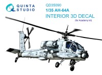 Quinta studio QD35090 AH-64A (Academy) 1/35