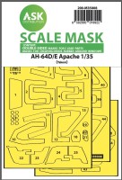 Art Scale 200-M35008 Boeing/Hughes AH-64D/E double-sided mask with inside white rubber mask 1/35
