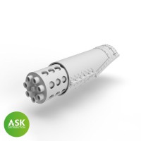 Art Scale 200-A48014 Fairchild A-10C Thunderbolt II - GAU cannon head with cover - (3D-Printed) detail set 1/48