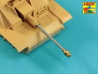 Aber 35 L-058N German StuK.40 L/48 7,5cm barrel with early model muzzle brake for Sturmgeschutz/StuG.III Ausf.F/8 and Sturmgeschutz/StuG.III Ausf.G early (designed to be used with Dragon and Tamiya kits) 1/35