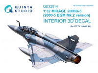 Quinta studio QD32014 Mirage 2000B-5 (2000-5BGM Mk2) (для модели Kitty Hawk) 1/32