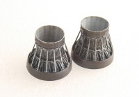 Mk1 Design MA-48028 McDonnell F-15C/F-15D/F-15E/F-15K Eagle P.W exhaust nozzle Set (closed) 2 X High Detailed Resin Parts 1/48