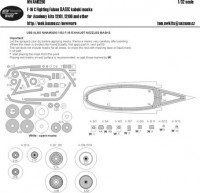 New Ware NWA-M0290 1/32 Mask F-16C Fighting Falcon BASIC (ACAD)