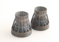 Mk1 Design MA-48032 McDonnell F-15C/F-15D/F-15E/F-15K Eagle P.W exhaust nozzle Set (closed) 2 X High Detailed Resin Parts 1/48