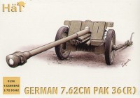 HAT 8156 German (WWII) Pak-36r anti tank gun WWII x 4 1/72