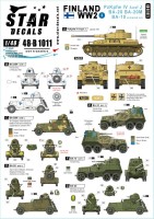 Star Decals 48-B1011 Finland WW2 # 3.Pz.Kpfw.IV Ausf.J, BA-10M and BA-20M armored cars 1/48