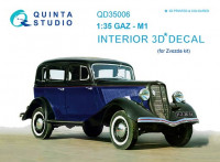 Quinta studio QD35006 ГАЗ-М1 для (для модели Звезда) 1/35