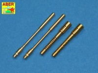 Aber A24001 Set of 2 barrels for German 13 mm MG.131 aircraft machine guns, Fitted to Messerschmitt Bf-109, Messerschmitt Me-410 Hornisse, Focke-Wulf Fw-190, Junkers Ju-88 , Junkers Ju-388, Heinkel He-177 1/24